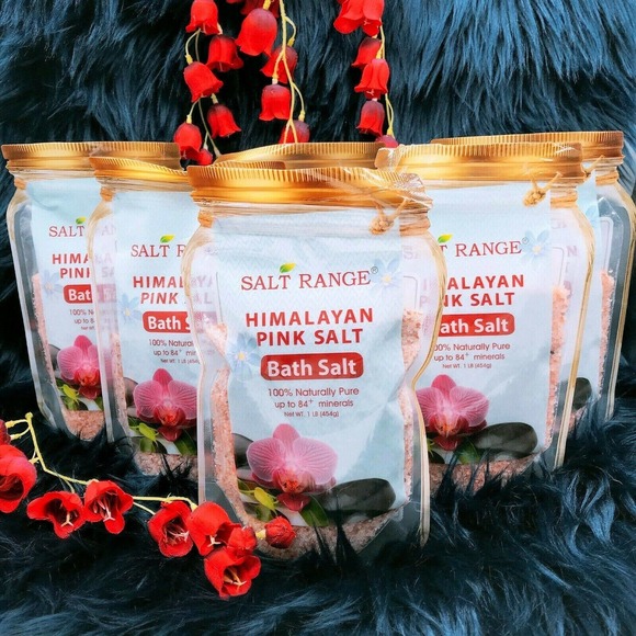 Salt Range HIMALAYAN PINK SALT Bath Salt 100% Pure